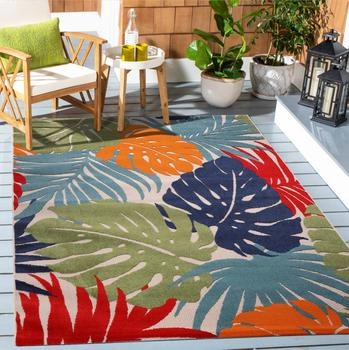 Sanat Hali Outdoor FLORAL bunt 200x290 cm