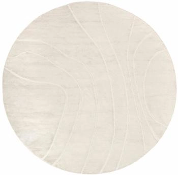 RugVista Bahia Ø 240 cm Cremeweiß