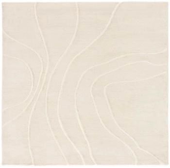 RugVista Bahia Teppich - Cremeweiß 240x240 cm