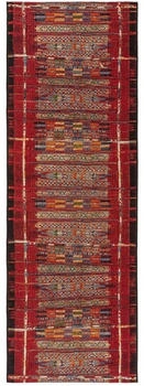 Benuta In- & Outdoor Teppich Läufer Artis 80x250 cm Bunt / Rot