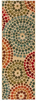 Benuta In- & Outdoor Teppich L&auml;ufer Artis 80x250 cm Beige / Bunt
