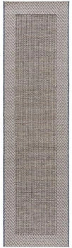 Benuta In- & Outdoor Läufer River 67x240 cm Beige / Blau