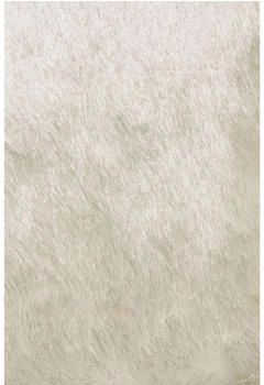 Benuta Hochflor Teppich Whisper Wei߸ 80 cm rund