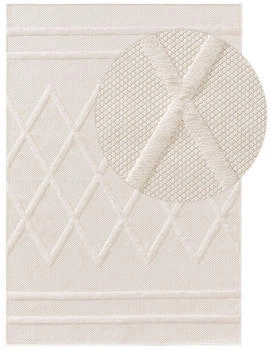 Benuta In- & Outdoor Teppich Bonte Cream 200x290 cm