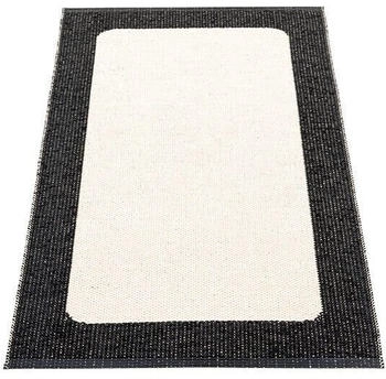 Pappelina Ilda Outdoor-Teppich - black / vanilla 70 x 120cm