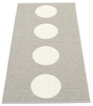 Pappelina Vera Outdoor-Teppich - warmgrau / vanille 70 x 150cm