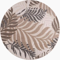 Sanat Teppich "Floral Outdoor" rund 6 mm H&ouml;he In- und Outdoor geeignet,...