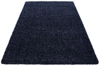 Ayyildiz Hochflorteppich Life 1500, Dunkelblau, Textil, Uni, rund, Oeko-Tex&reg;