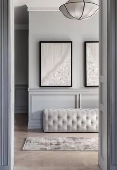 RugVista Mila Teppich - Grau 80x250 cm