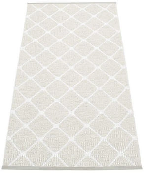 Pappelina Rex Outdoor-Teppich - fossilgrau / weiß 70 x 160cm