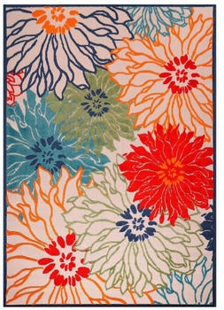 Novel Sanat Outdoor FLORAL bunt 240x330 cm