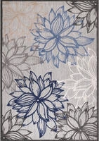 Sanat Teppich "Floral 2 Outdoor" rechteckig 6 mm H&ouml;he In- und Outdoor geeignet,