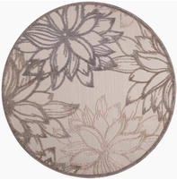 Sanat Teppich "Floral 2 Outdoor, auch als L&auml;ufer und rund" rund 6 mm H&ouml;he In-...