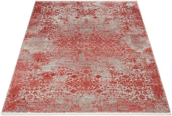 Musterring BOSTON gekettelt Fransen rot 200x290x0,8 cm