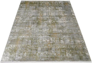 Musterring SINFONIA gekettelt Fransen grau/grün 140x200x0,8 cm
