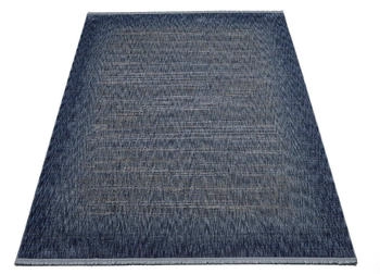 Musterring MEMPHIS mit seidigem Glanz jeans 140x200x0,8 cm