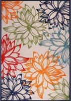 Sanat Teppich "Floral 2 Outdoor" rechteckig 6 mm H&ouml;he In- und Outdoor geeignet,
