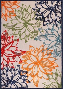 Sanat Hali Outdoor FLORAL bunt 160x230 cm
