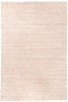 MorgenLand Gabbeh Teppich - Indus - Uni - silber - 400x300 cm