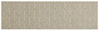 vidaXL K&uuml;chenteppich Waschbar Bl&auml;tter 45x150 cm Samt