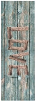 vidaXL K&uuml;chenbodenmatte Waschbar Love 45x150 cm