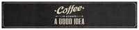vidaXL K&uuml;chenteppich Waschbar Kaffee 60x300 cm Samt