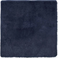 vidaXL Teppich Shaggy Hochflor NAVARRA Marineblau 120x120 cm Polyester