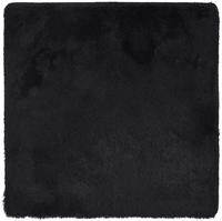 vidaXL Teppich Shaggy Hochflor NAVARRA Schwarz 160x160 cm Polyester