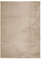 vidaXL Teppich HUARTE Kurzflor Weich und Waschbar Sandfarben 140x200cm