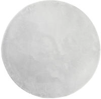 vidaXL Teppich HUARTE Kurzflor Weich und Waschbar Grau &Oslash; 120 cm