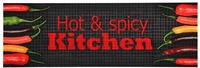vidaXL K&uuml;chenteppich Waschbar Hot & Spicy 60x300 cm