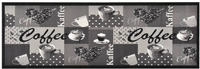 vidaXL K&uuml;chenteppich Waschbar Kaffee Blau 60x300 cm