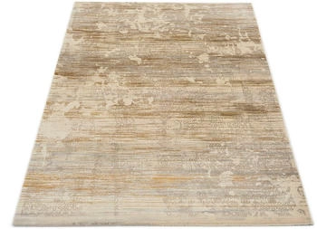 Musterring WAVE KONTURA Microfaser Garn beige/mehrfarbig 70x140x0,9 cm