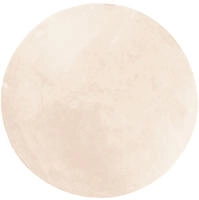 Vidaxl Rug "huarte" Short Pile Soft And Washable Beige &Oslash; 120 Cm
