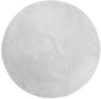 vidaXL Teppich HUARTE Kurzflor Weich und Waschbar Grau &Oslash; 80 cm