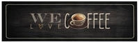 vidaXL K&uuml;chenteppich Waschbar Kaffee 45x150 cm Samt