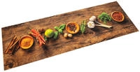 vidaXL K&uuml;chenteppich Waschbar Gew&uuml;rze 45x150 cm Samt