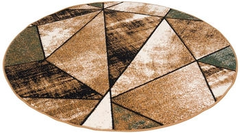 Pergamon. Designer Teppich Brilliant Magic Grün 160cm Rund