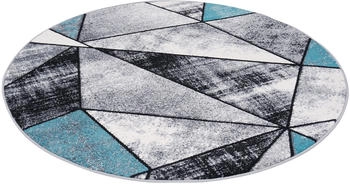 Pergamon. Designer Teppich Brilliant Magic Blau 160cm Rund
