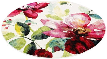 Pergamon. Designer Teppich Brilliant Blumen Rosa 160cm