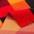 Pergamon. Designer Teppich Brilliant Karo Rot Orange 160x230cm