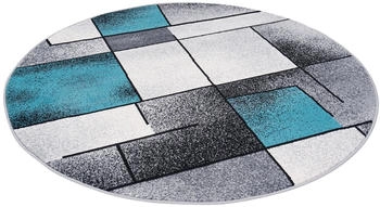 Pergamon. Designer Teppich Brilliant Fantasy rund 120cm blau