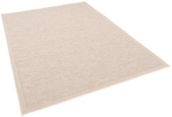 Pergamon. In & Outdoor Teppich Flachgewebe Ottawa Bordüre Beige 80x150cm