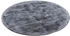 Pergamon. Luxus Designer Teppich Roma 120cm Rund anthrazit