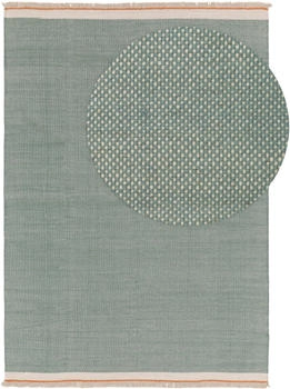 Benuta Wollteppich Karla Mint 120 x 170 cm