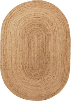 Benuta Juteteppich Jutta Oval 160 x 230 cm
