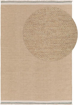 Benuta Wollteppich Karla Rechteckig - Beige, 200 x 300 cm