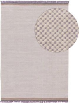 Benuta Wollteppich Karla Violett 120 x 170 cm