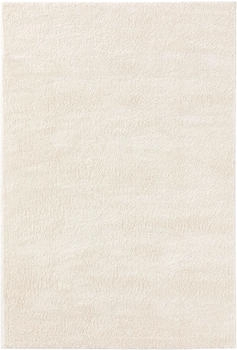 Benuta Hochflorteppich Soda Wei&szlig; 80 x 150 cm
