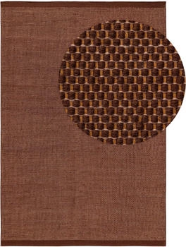Benuta Wollteppich Rocco Braun 200 x 300 cm
